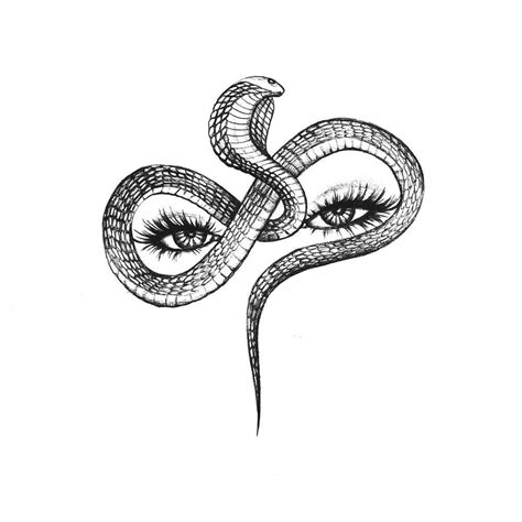 snake eye tattoo design